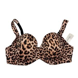 NWT Soma Stunning Support Full Coverage Bra 36D Leopard Print